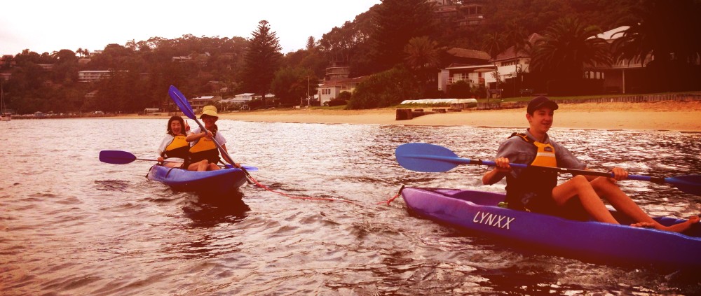 Ladies Tough Out The Bad Weather Pittwater Kayak Tours 